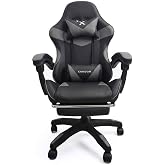 XANDOR XG300 Oyuncu Koltuğu Ayak Dayamalı Gaming Koltuk &Ccedil;ift Renk Deri 135&deg; Yatabilen Boyun Bel Yastıklı Bilgisayar Sandalyes