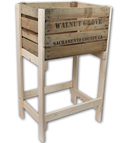 Hochbeet aus verschiedenen alten Obstkisten von Cronenwerth © (Hochbeet mit Holzkiste „Walnut Grove“) - 2