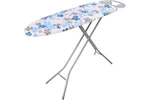 Orbegozo TP 1000, Tabla de planchar, fabricada en rejilla de acero, funda de algodón, maletín de felpa de 7 mm, medidas: 110 x 33 cm, espesor de la almohadilla 1 mm