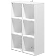 Tangkula 9-Cube Bookshelf, Freestanding Open Bookcase, Modern Cube Storage With Anti - View #2