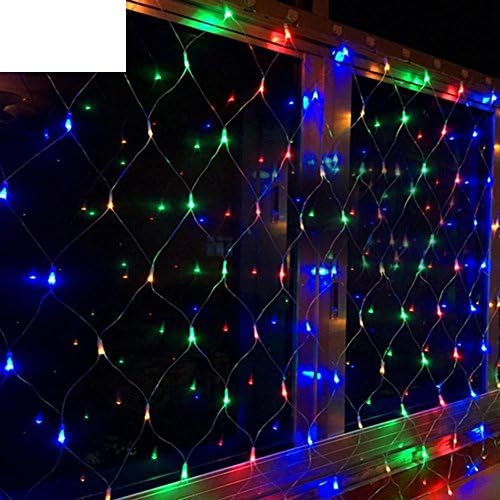 LTKING holiday decorations,_led net light,outdoor holiday decorations,indoor hanging-Colorful 1.5m*1.5m(59x59inch)