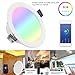 Produktbild MMJ WiFi Smart Light Bulb, 12W LED Downlight Smart Recessed Light, Compatible with Alexa and Google Assistant, Remote Control by Smartphone IOS & Android