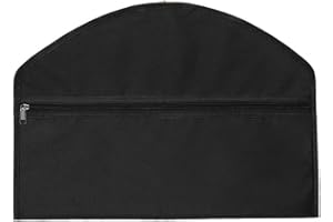 CACTIYE Hanger Diversion Safe, Hidden Pocket Safe, Fits Under Hanging Clothes with Pocket to Hide Valuables for Home or Travel (BLACK, 1 PC)