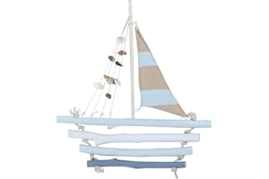 BY SIGRIS Sencillo Barco De Vela Bastoncillos Adorno Pared Placas De Madera Colección Marinero Y Náutico Signes Grimalt Decor And Go