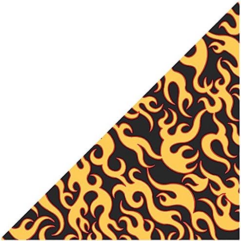 FLAMES dog bandana fun neckerchief neck scarf fancy dress up gift (bd030)