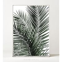 Kunstdruck / Poster JUNGLE N°3 -ungerahmt- Palme, Wedel, tropisch, Natur, Pflanze, Blatt, Blätter