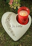 Grabherz für Grablicht 'In Liebe'