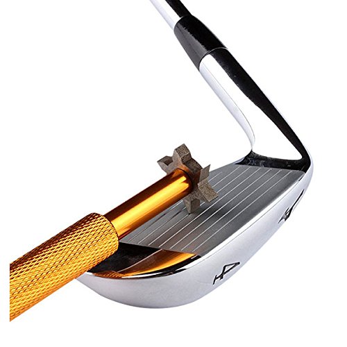 LEORX Golf Club Groove Sharpener Tool with 6 Cutters Golfist