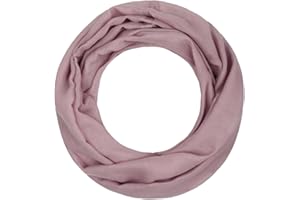 Majea Loop Alice schmaler Damen-Schal Loop Frühlingsschal Schlauchschal Rundschal Tuch uni unisex unifarben einfarbig Halstuch