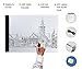 Produktbild A4 LED Leuchttisch, A4 Light Box LED Copy Board Zeichnung Light Pad mit USB-Kabel, Kunst Handwerk Zeichnung Tracing Tattoo Board für Künstler, Zeichnung, Animation, Skizzierung, Entwerfen (A4-LITE)