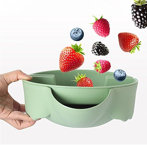 Storage Box Practical, TUDUZ Multifunctional Food Grade Plastic Creative Shape Bowl Perfect For Seeds Nuts And Dry Fruits Storage Box (Green)