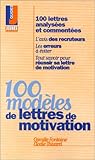 100 modèles de lettres de motivation