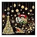 Produktbild CJWDXYX Weihnachten Wand Aufkleber Glastür Aufkleber Urlaub Dekorationen Neujahr Selbstklebend DIY Fenster Aufkleber Abnehmbare PVC Kein Leim Statische Aufkleber