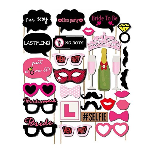 Accesorios fotográficos para despedidas de soltera, bigotes de fiesta, flamenco hawaiano, accesorios de fiesta