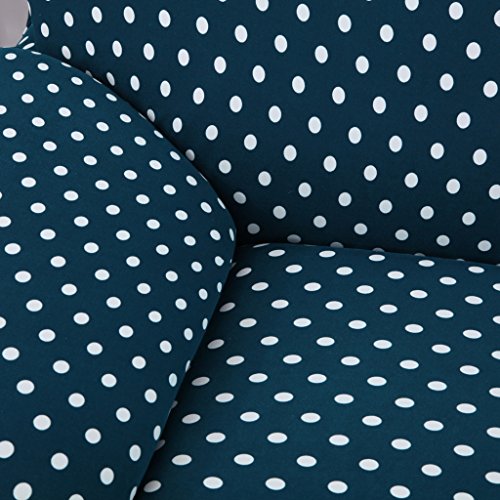MagiDeal 1-Sitz / 3-Sitzer Modern Stretch Sofabezüge Sofahusse Couch Sofa Husse Wohnzimmer Haus Dekoration , Farben und Größe Auswählbar – Punkt Leben , 190-230cm - 5