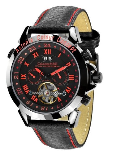 Calvaneo 1583 Astonia Color Concept Edition Automatik 'Red Fireline' Calvaneo 1583 Astonia Color Concept Edition Automatik 'Red Fireline'