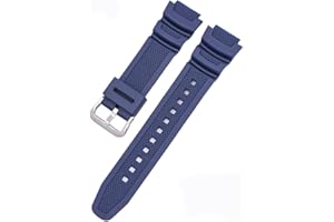 Tyogeephy Impermeable resina natural Reemplazo Correa 18mm para Casio AQ- S800W SGW-300H MRW-200H AE-1200 W-800H W-735H