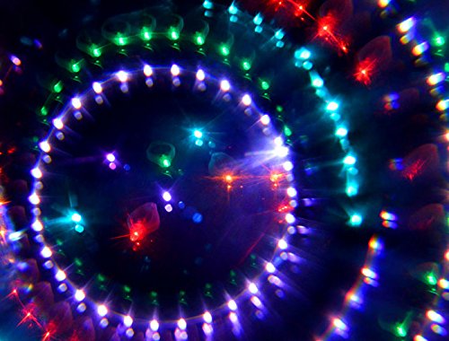 GloFX Kaleidoskop Rave-Brille – Black Tinted Kaleidoskop-Refraction-Effekt - 8