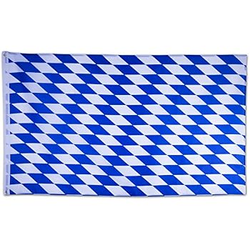 Fahne Flagge Bayern Raute - 12x24 Cm Papier - U24 - Deutschland