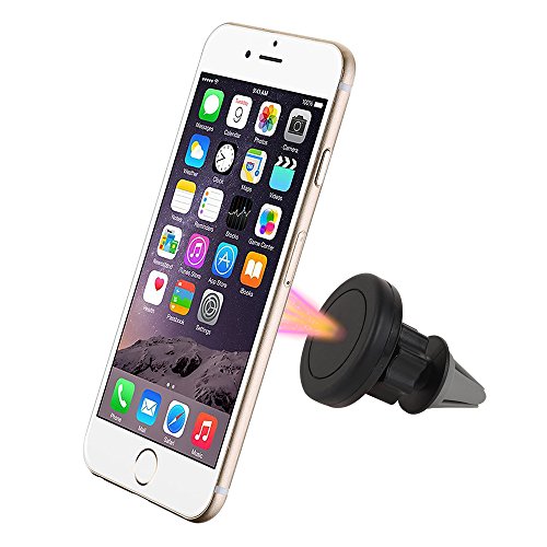 Premium Quality Cell Phone Holder (Smart Generation), Universal fit, Air Vent Magnetic Car Phone Holder with Fast Swift-Snap Technology, One Touch design & 360°Rotation For All iPhone or Android SmartPhone by Zada (Gray) RS.495 (67.00% Off) - Amazon
