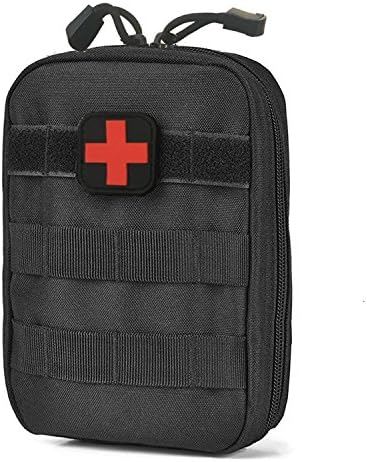 Carlrbben Tactical MOLLE Rip-Away EMT Medical First Aid IFAK Utility Pouch (Bag Only) (Black)