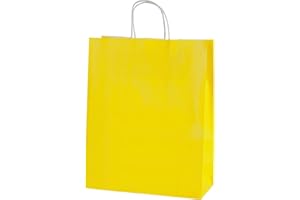 Thepaperbagstore Bolsas De Papel De Colores, Reciclables Y Reutilizables, con Asas Retorcidas