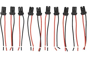 ‎KUULEYN Plug Lamp Holder, 10 Pieces T10 Rubber Car Truck Boat Wedge Bulb Socket Plug Lamp Holder Socket Socket