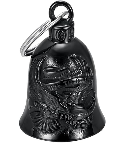 Clochette Moto Guardian Bell Aigle US Live To Ride HD Finition Dorée