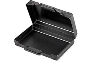 Plastica Panaro, Serie K - Valigetta K06 in plastica da imballaggio Nera per Trasportare e Proteggere ogni Oggetto misure interne 392 x 266 x 93 mm