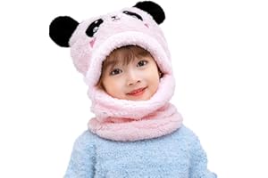 JFAN Bonnet Enfant Garcon et Fille Mignon Bonnet d'hiver à Oreilles d'ours Unisexe