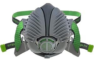 Stealth P3 Respirator M/L GREY - Facemask for dust, particle & spray protection