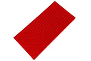 ausuky Tappetino da bar in gomma, grande, vassoio antigoccia in vetro, per birra, bevande, pub, club, bar, accessori tagliabile (rosso, 15 x 30 cm)