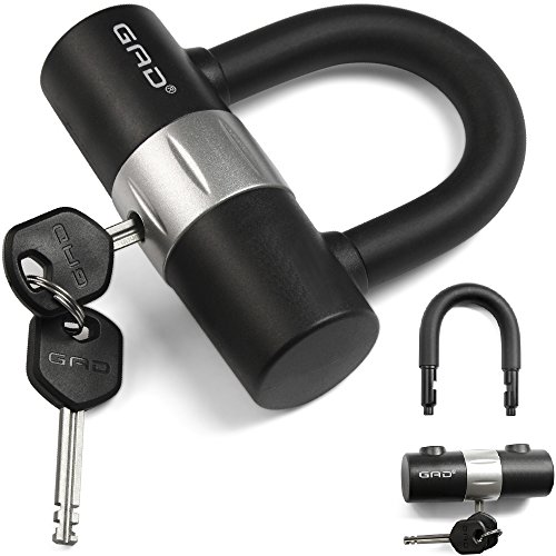 Preisvergleich Produktbild GAD® Vorhängeschloss Bügelschloss mit Schlüssel, 16mm Schloss, großes Sicherheitsschloss Vorhangschloss zur Diebstahlsicherung