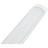 PLAFONIERA LED 20W WATT LUCE FREDDA 60CM SLIM SOFFITTO 220V LAMPADA SILVER
