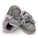 Koly® Baby Girls Warm Cute Soft Sole Crib Outdoor Button Flats Cotton Booties