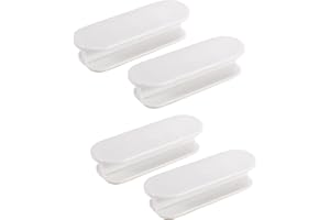 KroY PecoeD 4 Stück Kunststoff Möbelgriff Tür Self Stick Sofortig Türgriff Schrankgriffe Balkontürgriff Möbelgriff Türgriff Kleben Tür Und Fenstergriffe für Fenster Tür Schublade Glastüren