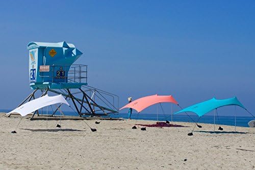 Neso Tents Beach Tent with Sand Anchor, Portable Canopy SunShade - 2.1m x 2.1m - Patented Reinforced Corners