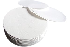 AMASAWA Laboratorium jakościowy papier filtracyjny, test przemysłu olejowego, 100 x jakościowy filtr papierowy średnia prędkość 11 cm średnica