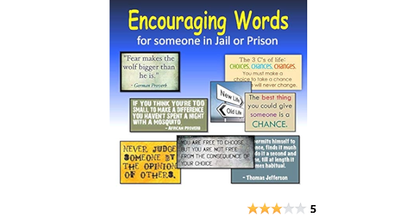 Encouraging Words For Someone In Jail Encouraging Words For Someone In Jail Or Prison: Amazon.co.uk: Mahoney, C.:  9781533575685: Books
