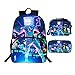 Produktbild HFSK Kinderrucksack Dj Rucksack Dreiteilige Coole Cotton Candy Grundschultasche 5-15 Jahre Alte Computertasche C-40 * 30 * 16cm 27 * 21 * 12cm 23 * 13 * 5cm