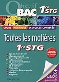 Toutes les matières 1e STG