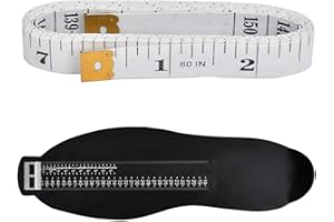 FOROREH Appareil de Mesure de Pied, Pédimètre Adulte et Enfants,Pointure Chaussure Mesurer Pied Dispositif de Mesure,Règle de Mesure de Pied,Appareil de Mesure de Chaussure, Pied Mètre, avec Ruban à Mesurer