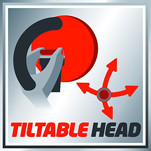 Einhell Trockenbauschleifer TC-DW 225 (600 W, Ø 225 mm, Drehzahlregelung, teleskopierbar, Absaugadapter, 6x Klett-Schleifscheiben 2xP60 2xP80 2x P120, Koffer) - 13