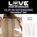 Love Hair Extensions Thermofibre Clip in Extensions Silky Straight