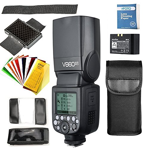 Mejor Ahorro para Godox V860II-F Flash Speedlite con Incorporado 2.4G
con TTL Flash Automático para Fuji DSLR Cámaras
X-Pro2/X-T20/X-T2/X-T1/X-Pro1/X-T10/X-E1/X-A3/X100F/X100T (V860II-F) En
línea