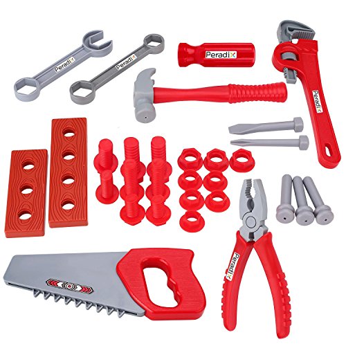 Preisvergleich Produktbild Peradix Werkzeugset Spielzeug Kind Rollenspiele 30 PCs mit Aufbewahrungsbeutel