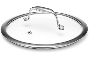 HexClad Tempered Glass Lid, 20 cm, Designed for HexClad Hybrid Cookware