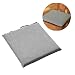 Produktbild Sitzkissen SEAT PAD Stuhl Sitzkissen Kissen mit Trägern für Kaffee Esszimmer Garten Terrasse Küche, Rücken, Ischias und Steißbein Leid 45 * 45 cm, grau