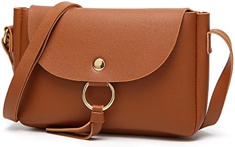 BaBaSM Unique Women Messenger Bag Chain Shoulder Strap Leather Small Crossbody Bag