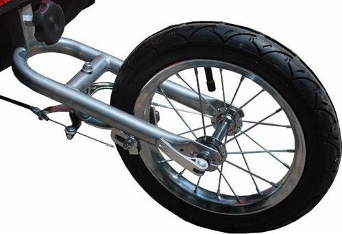 2 in 1 Jogger Fahrradanhänger Fahrrad Anhänger Transportwagen - 4